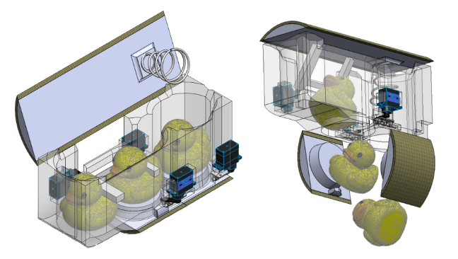 Passenger Release Servo Mechanism CAD